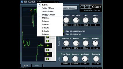 GSnap Audacity Autotune - Free VST