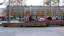 Slow Motion Skateboarding - Paris République