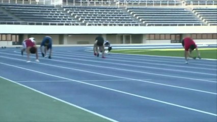 Record du monde du 100 m à quatre pattes