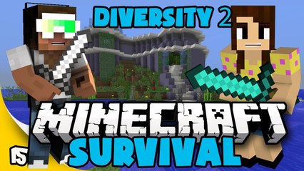 Minecraft Diversity 2 SURVIVAL w/Biggs87x - Ep 15 - Secret Room!