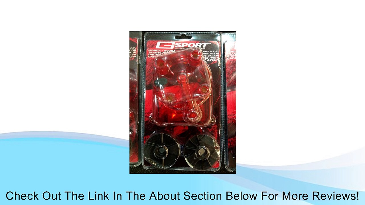 MR GASKET #11072 DISTRIBUTOR CAP Honda Acura RED CLEAR CIVIC INTEGRA ACCORD CR-V 92-00 Review