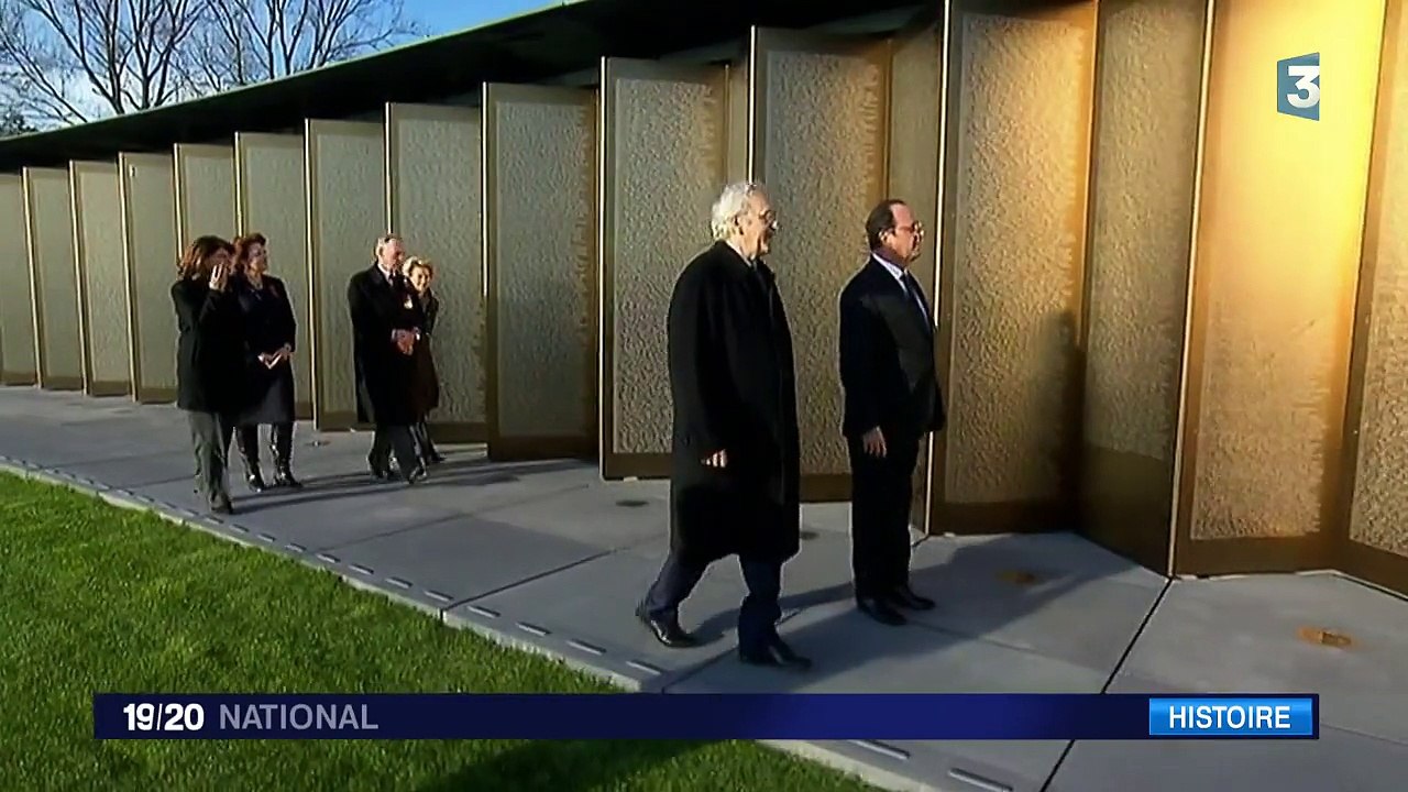 François Hollande inaugure l'Anneau de la Mémoire dans le Pas-de-Calais