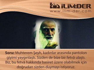 Kadınların Pantolon Giymelerinin Hükmü