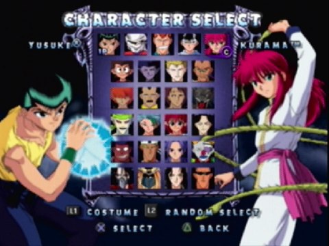 Genkai The Masked Fighter VS Demon In A Yu Yu Hakusho Dark Tournament Match / Battle / Fight