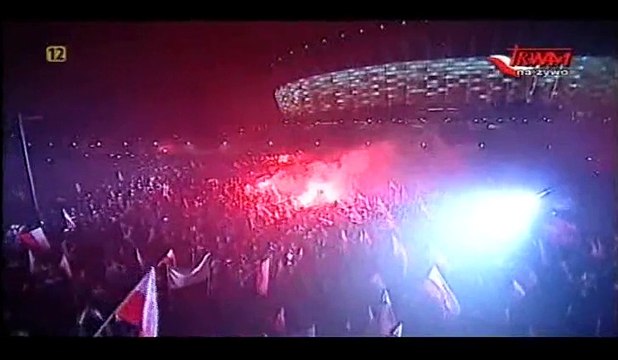 Marsz Niepodległości (11.11.2014) Robert Winnicki, Marian Kowalski, Grzegorz Braun ...