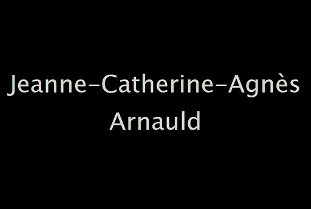 Jeanne-Catherine-Agnès Arnauld