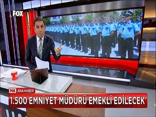 1.500 Emniyet Müdürü Emekli ediliyor Bülent Arınç Tasfiye değil dedi
