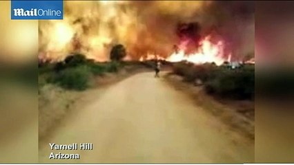 New video reveals intensity of fire which killed 19 firefighters