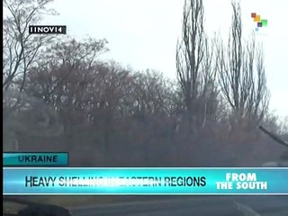 Heavy shelling continues in East Ukraine