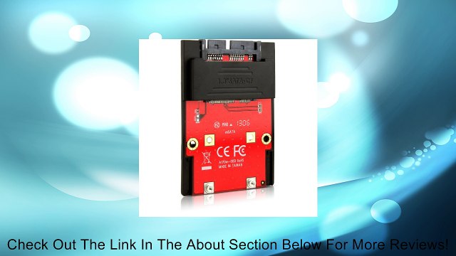 Aleratec mSATA SSD to 1.8 SATA Drive Converter with Frame Review