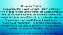 Black Dolor Rosary Beads Rosaries - Our Lady of the Seven Sorrows Review