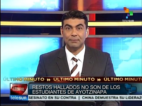 México: restos humanos hallados en fosas no corresponden a normalistas