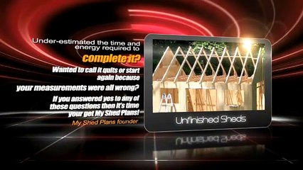 My Shed Plan -- Download 12,000 Shed Plans with Shed Blueprints, Patterns and Diagrams