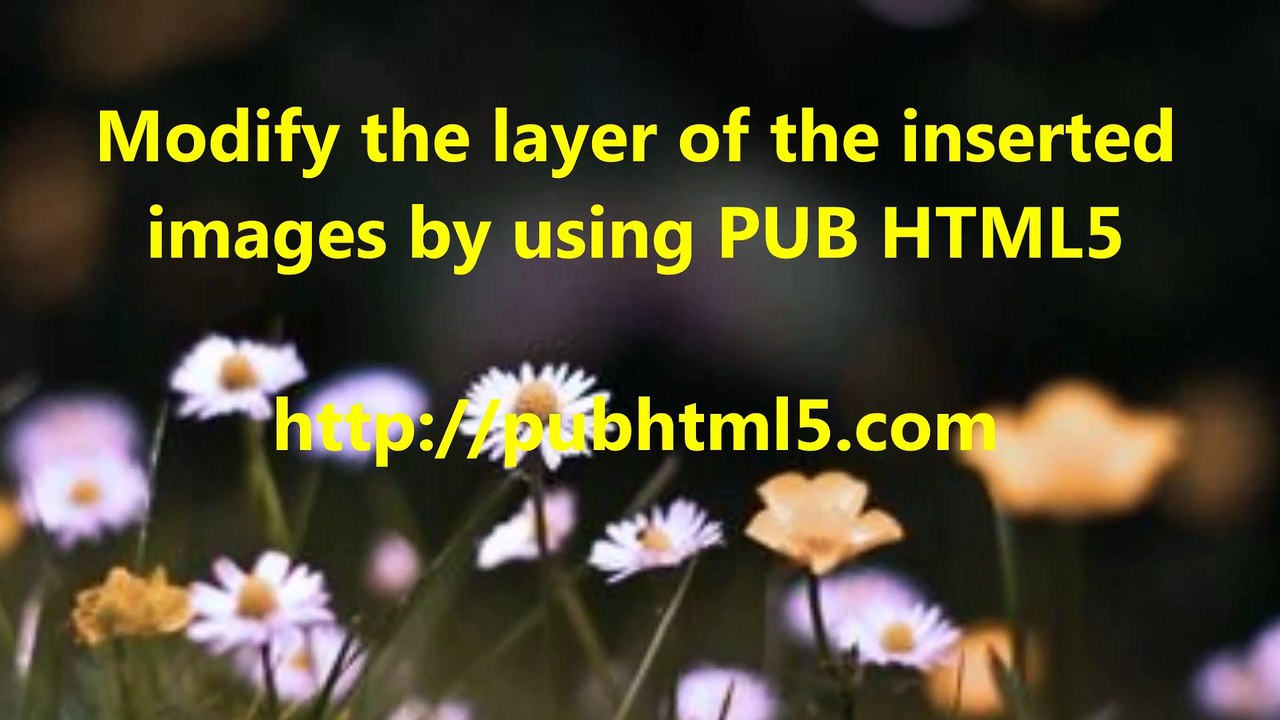 Video Tutorial - How to modify the layer of the embedded images for the digital flipbook?
