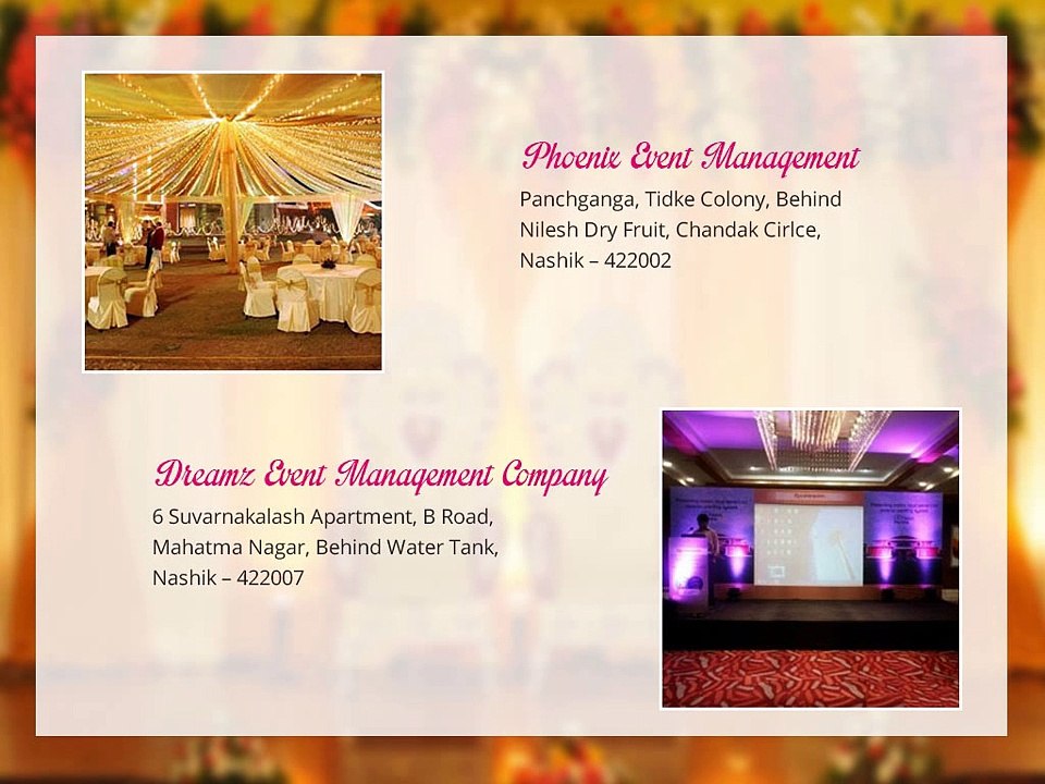 Nashikfame : Wedding Planner in Nashik