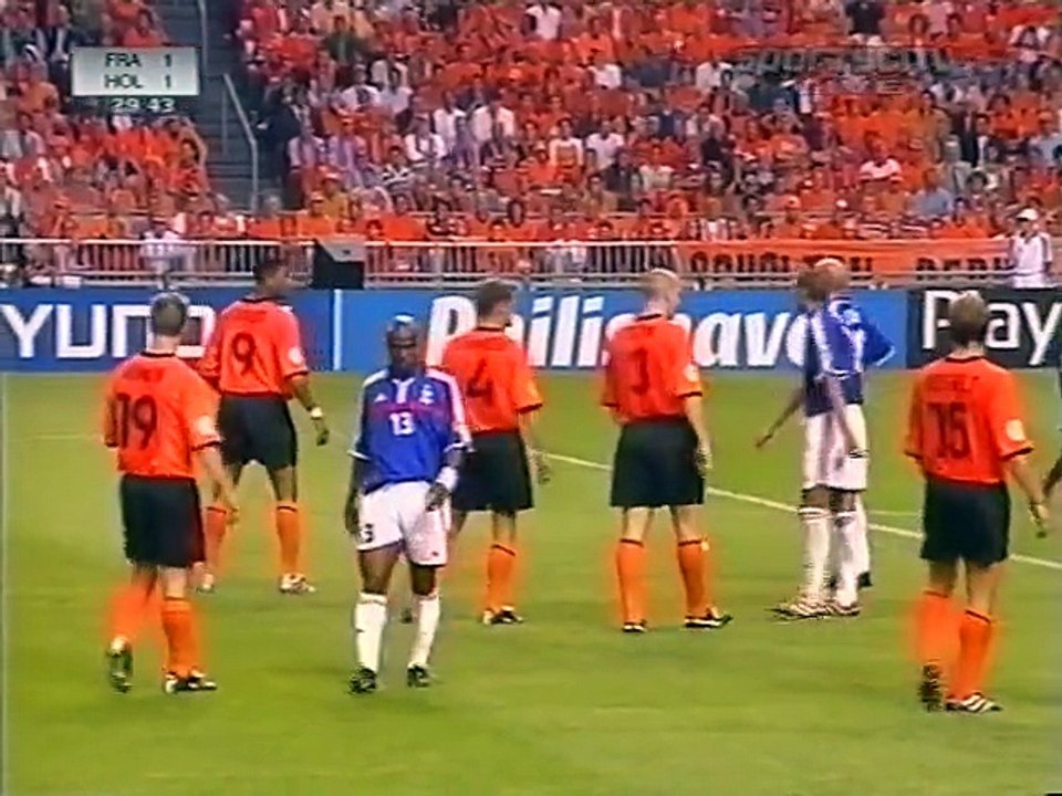 UEFA EURO 2000 Group D Day 3 - France vs Holland