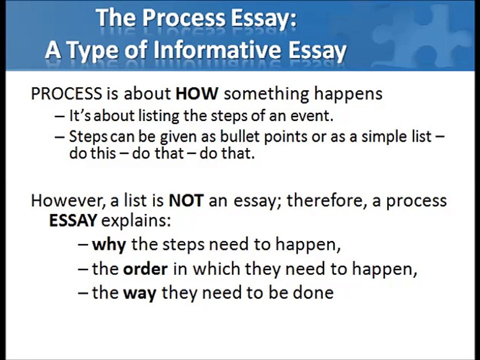 How to Write an Informative Essay