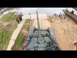 Russian T 90 Tank Drives UNDER WATER  Awesome Video US Army M1 Abrams can not do this