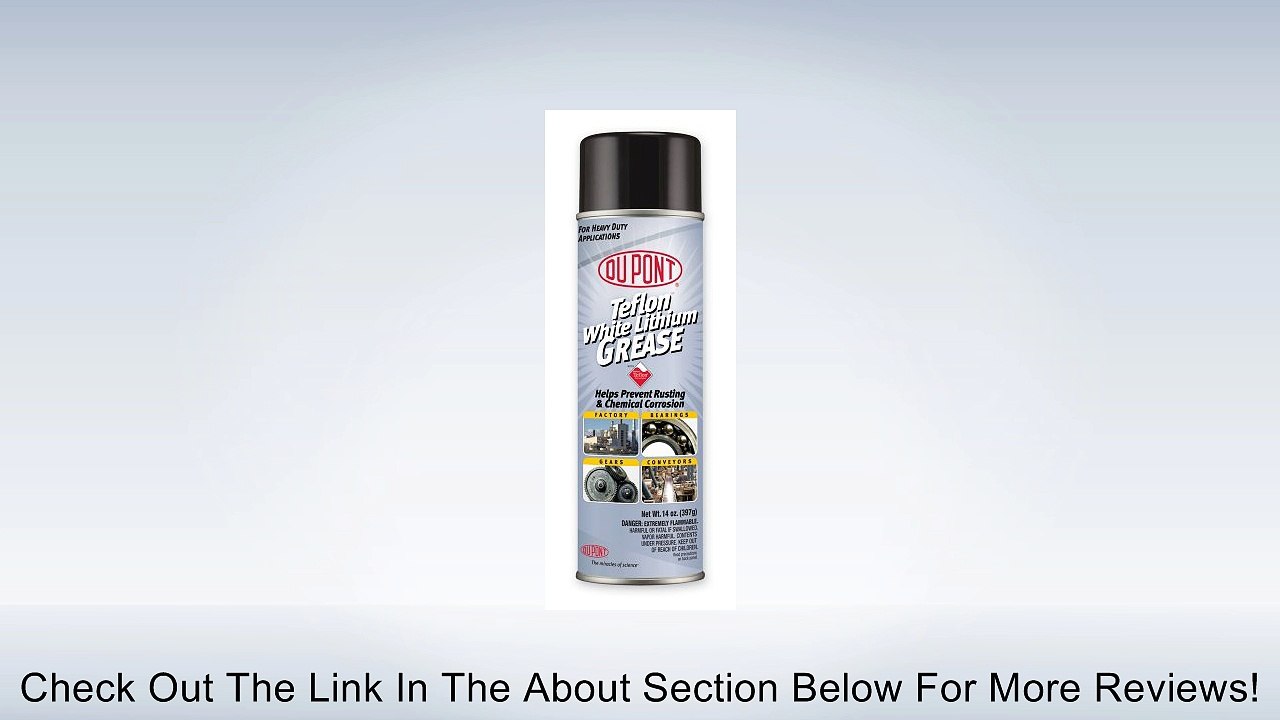 DuPont Teflon White Lithium Aerosol Grease, 14-Ounce Review