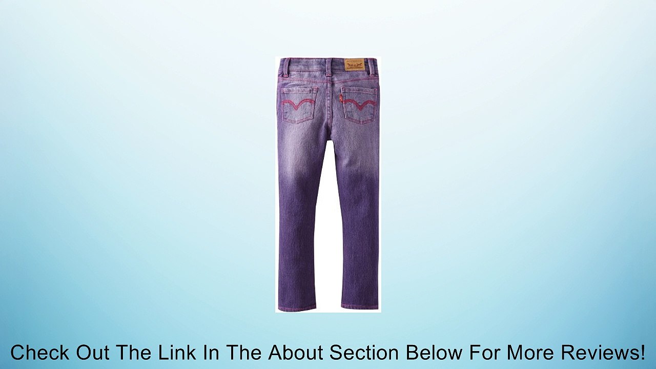 Levi's Little Girls' Cady Color Skinny, Magenta Pie Surge, 5 Review