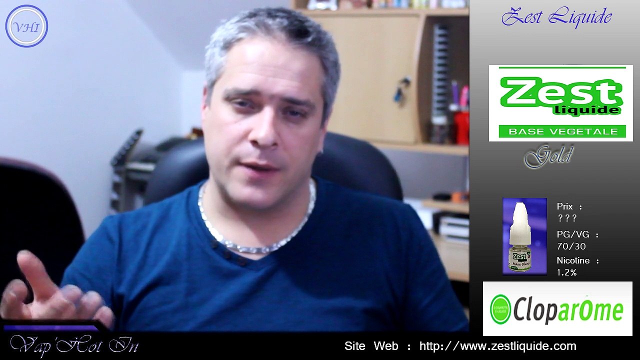 VapHotIn - Test Liquide # 79 - Zest Liquide - Gold