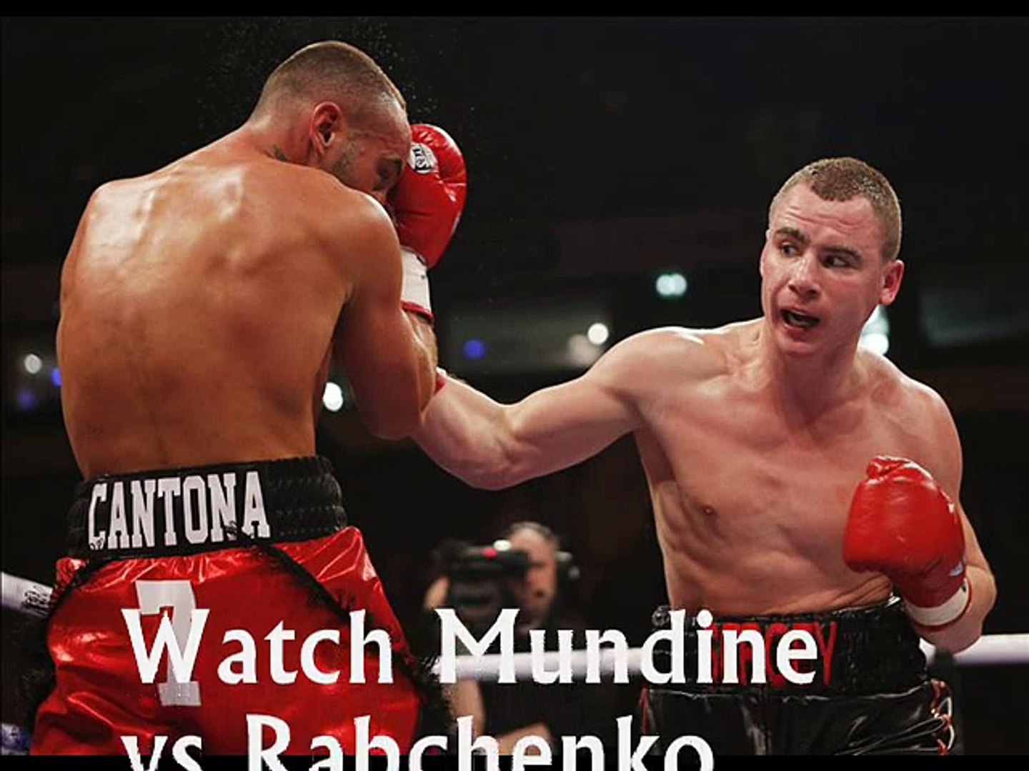 ⁣Boxing Anthony Mundine vs Sergey Rabchenko