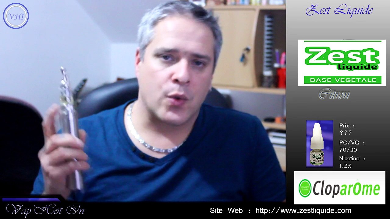 VapHotIn - Test Liquide # 80 - Zest Liquide - Citron