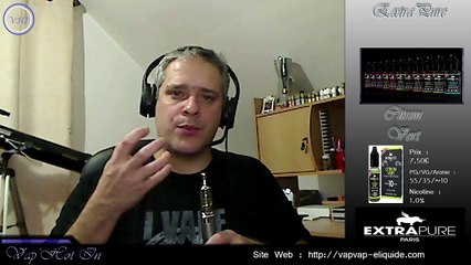VapHotIn - Test Liquide # 86 - Extrapuret - CitronVert