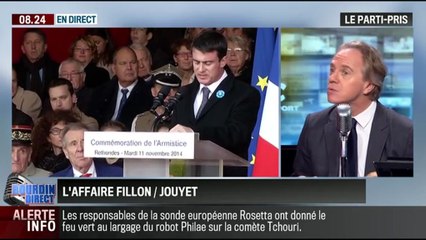 Le parti pris d'Hervé Gattegno: Affaire Fillon-Jouyet: "Manuel Valls ne veut pas défendre l'Elysée, on le comprend !" - 12/11