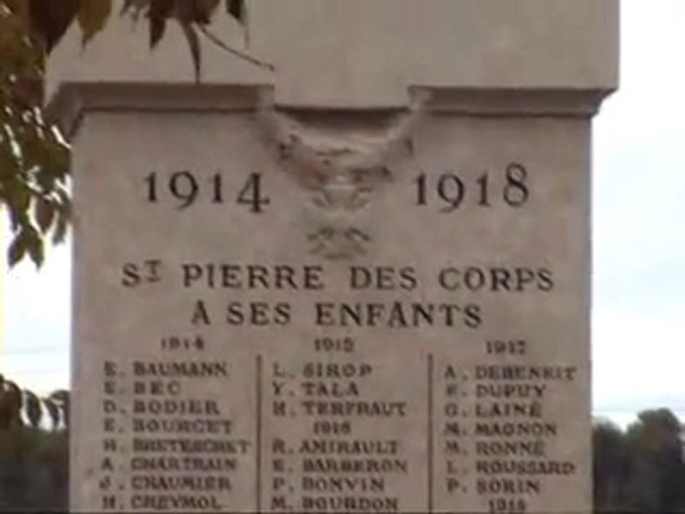 Chanson de Craonne 11 novembre 2014 St Pierre des Corps
