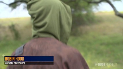 Trick Shots en Tir à l'arc : juste énorme!