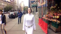 10 Hours of Princess Leia Walking in NYC and Gets Harassed By Almost Everyone From 'Star Wars