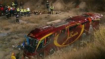 At least 14 killed in Spanish bus crash