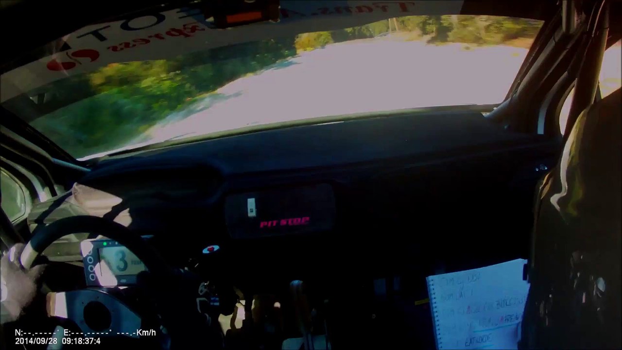 Rallye de Fayence 2014 ES8 Mons Valferriere Casciani Ludo 208 R2