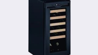 24 Bottle Triple Zone Wine Refrigerator Finish Black