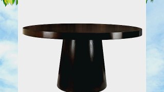 Furniture of America Primrose Round Dining Table Espresso