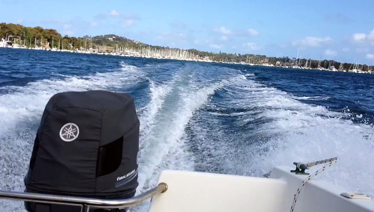 Bateau le premier jour