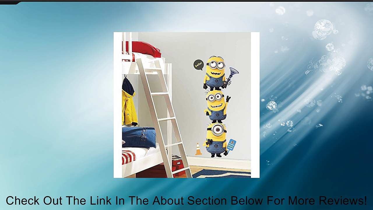 Roommates Rmk2081Gm Despicable Me 2 Minions Giant Peel And Stick Giant Wall Decals Review