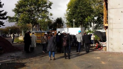 Chantier du centre de réalité virtuelle à Caen