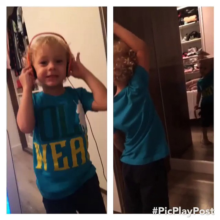 Filho de Neymar mostra pouca intimidade com a música