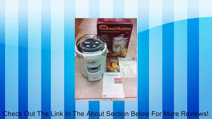 Welbilt ABM-100-4 Bread Machine w/ Stage Indicators Review