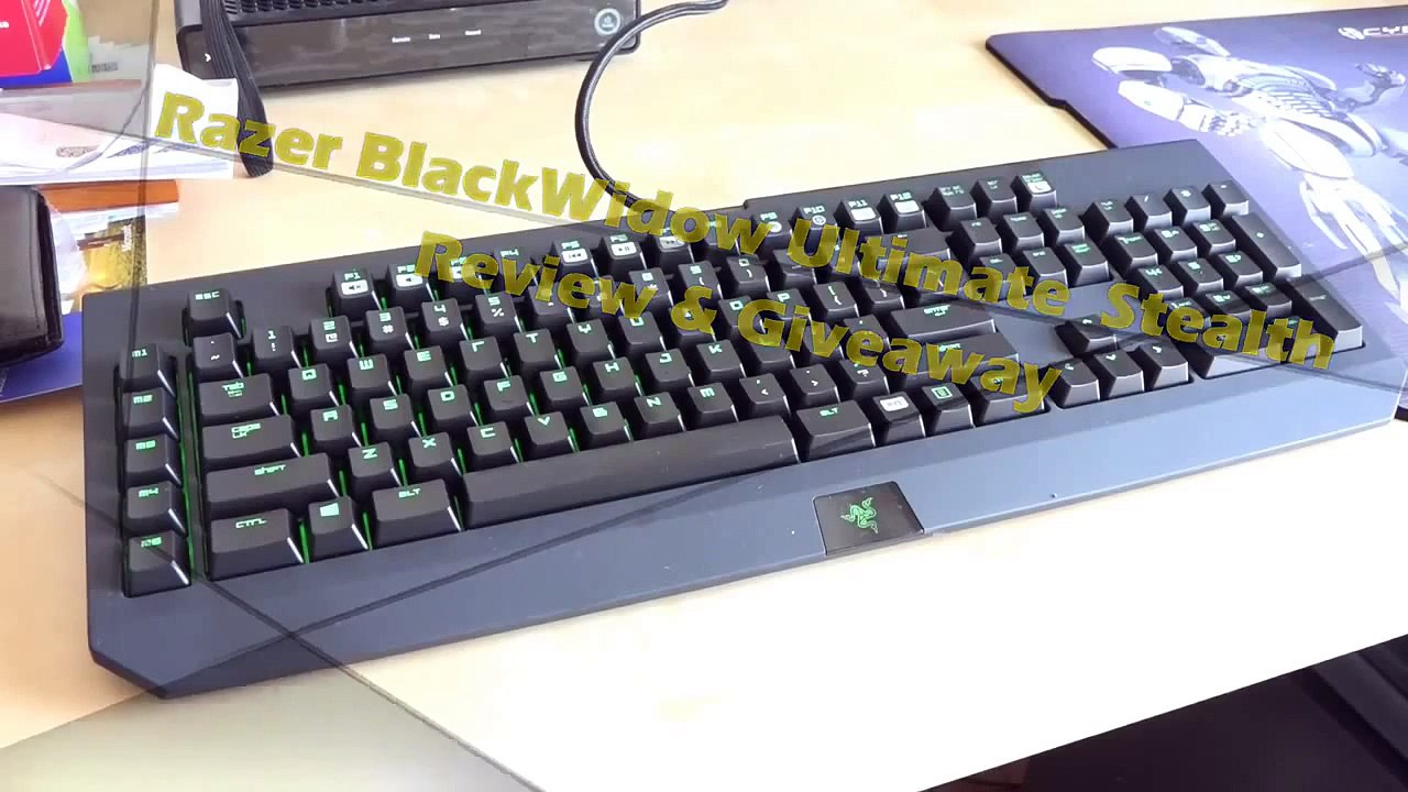 Razer BlackWidow Ultimate giveaway 2014 November & International Gaming keyboard