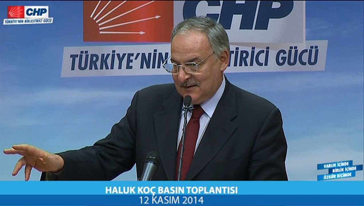 PROF.DR. HALUK KOÇ BASIN TOPLANTISI 12/11/2014