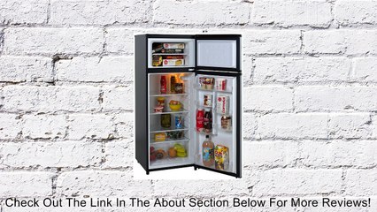 Avanti RA7316PST 2-Door Apartment Size Refrigerator, Black with Platinum Finish Review
