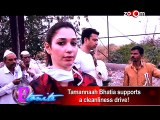 Tamanaah Bhatia supporting Clean India Campaign