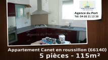 A vendre - appartement - Canet en roussillon (66140) - 5 pièces - 115m²