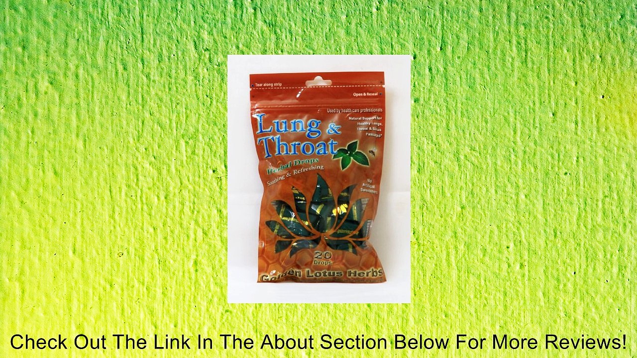 Lung & Throat Herbal Drops Review