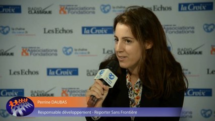Perrine DAUBAS, Responsable développement - Reporter Sans Frontière