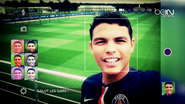 Le selfie de Thiago Silva pour les abonnés de beIN SPORTS