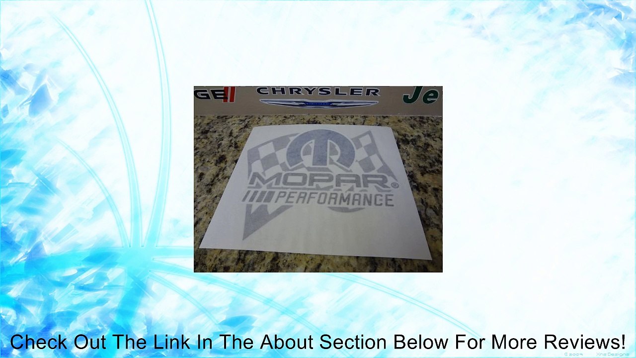 DODGE CHRYSLER MOPAR PERFORMANCE SEMA CAR SHOW CHALLENGER DECAL DECALS STICKER Review